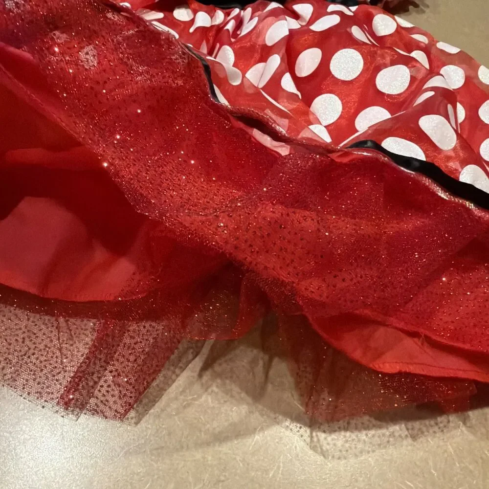 Kids Girls Size Small 6 / 6X Disney Minnie Mouse Halloween Costume Dress Up New